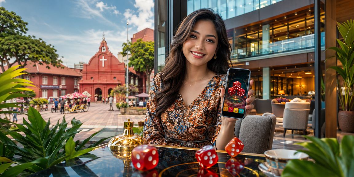 Permainan blackjack interaktif dengan pengalaman asli